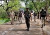 Security forces during a search operation in Samba area on Friday. -Excelsior/Nischant