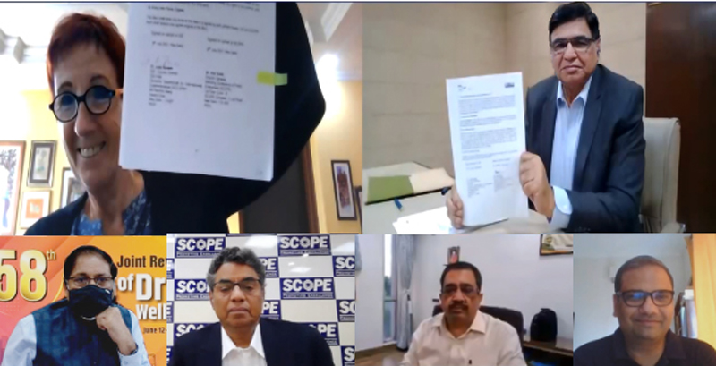 Dignitaries during signing of MoU. Dignitaries during signing of MoU.