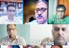VC CUJ Prof Ashok Aima and others attending an online conference.