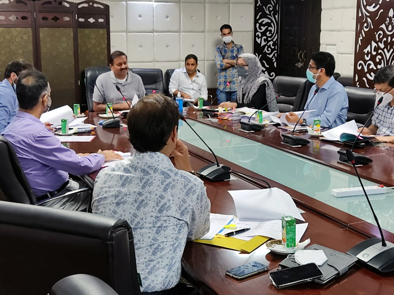 Principal Secretary I&C, Ranjan Thakur chairing a meeting on Saturday. Principal Secretary I&C, Ranjan Thakur chairing a meeting on Saturday.