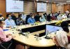 Union Minister Dr Jitendra Singh addressing the Biotechnology Scientists at a meeting convened by him at New Delhi, on Friday.