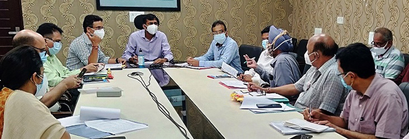 DC Jammu chairing a meeting on Tuesday. DC Jammu chairing a meeting on Tuesday.