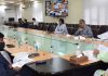 Lt Governor chairing a meeting on Friday.