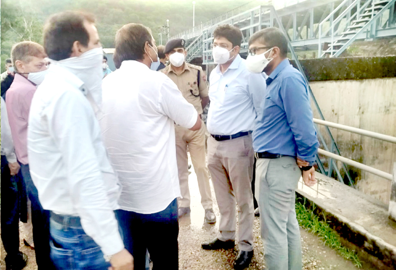 Div Com during visit to flood hit areas on Tuesday. Div Com during visit to flood hit areas on Tuesday.