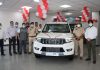Dignitaries unveiling new Bolero Neo at Shuhul Automobiles. -Excelsior/Rakesh