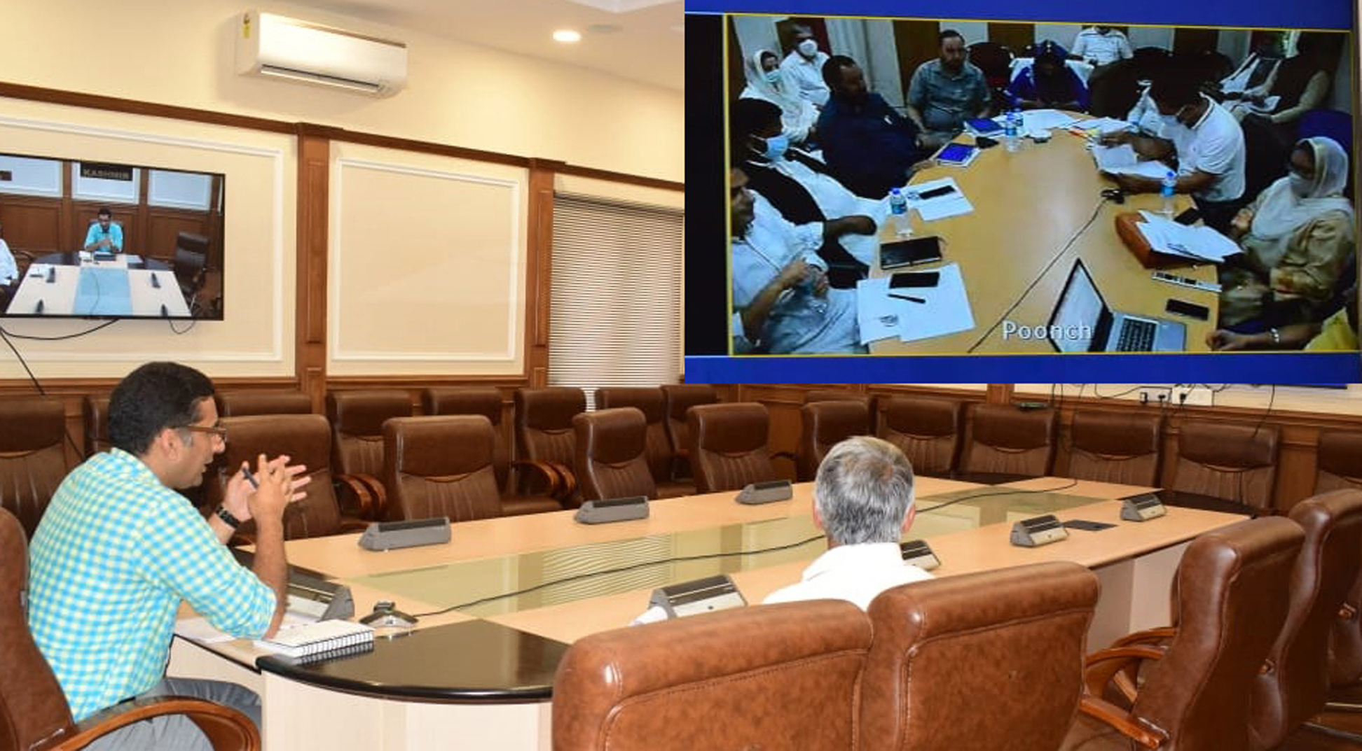 Secretary Tribal Affairs, Dr. Shahid Iqbal Choudhary chairing a meeting on Tuesday. Secretary Tribal Affairs, Dr. Shahid Iqbal Choudhary chairing a meeting on Tuesday.