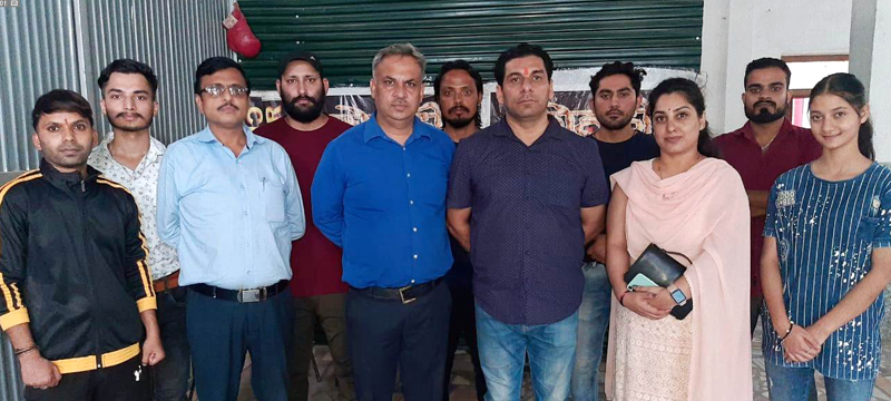 Newly elected office bearers of District Udhampur Pencak Silat Association posing for group photograph. Newly elected office bearers of District Udhampur Pencak Silat Association posing for group photograph.