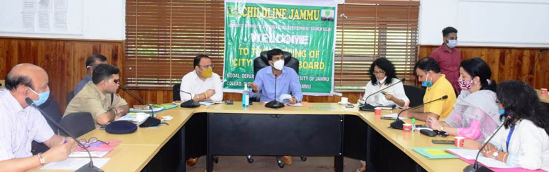 DC Jammu chairing a meeting. DC Jammu chairing a meeting.