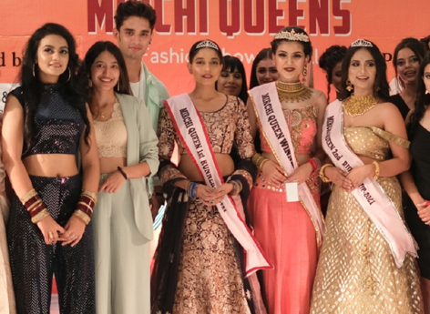 Contestants for 'Mirchi Queens' fashion show in Jammu.