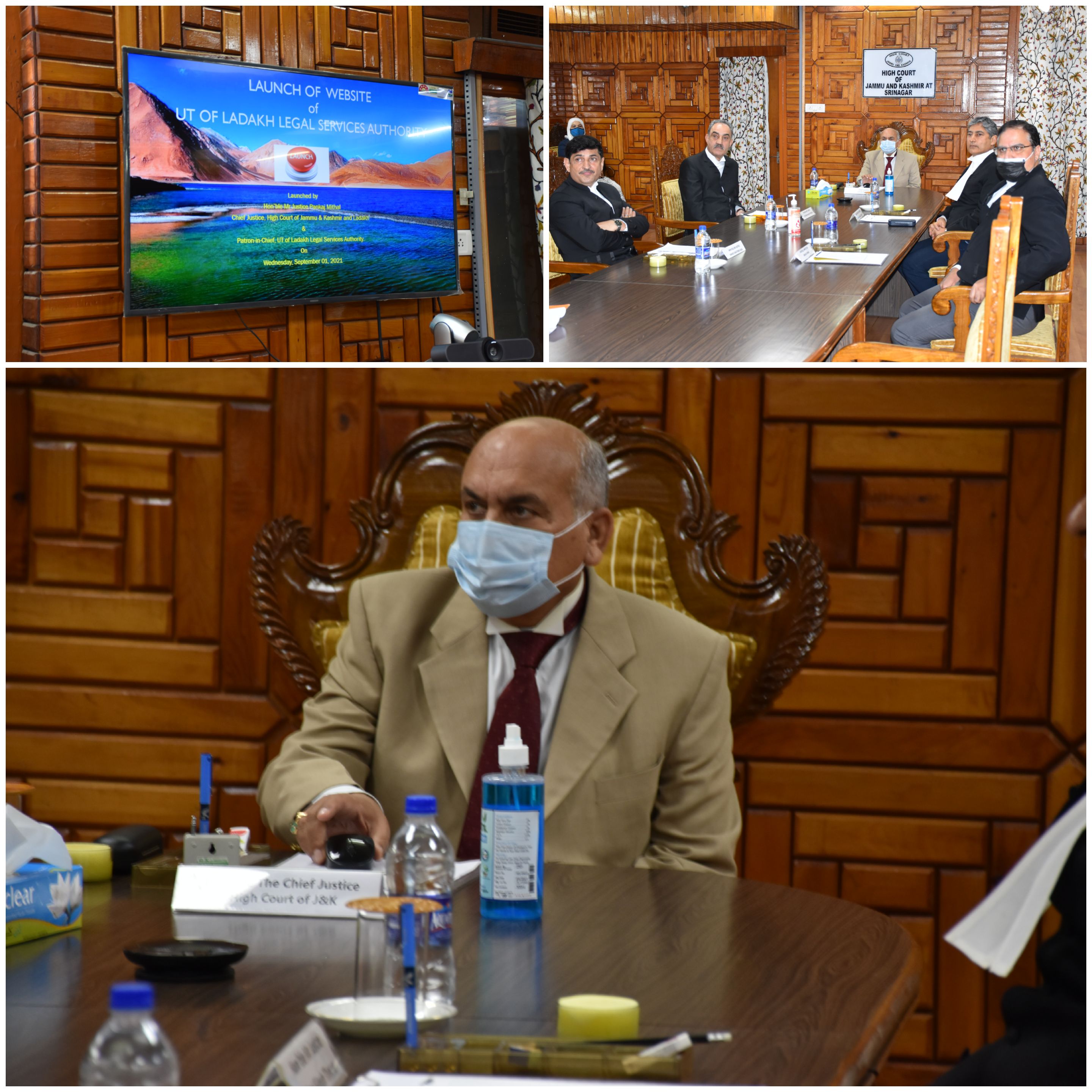Chief Justice Launches Website of Ladakh Legal Services Authority-01