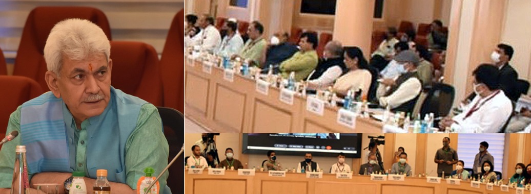 Lt Governor Manoj Sinha attends Lieutenant Governor’s conference on Agricultural Sector at New Delhi (1)