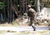 Security forces during encounter in North Kashmir’s Bandipora district on Sunday. — Excelsior/Aabid Nabi
