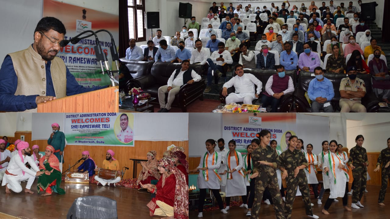 Union MOS for Petroleum, Natural Gas and Labour & Employment Rameswar Teli visits Bhaderwah-17-2