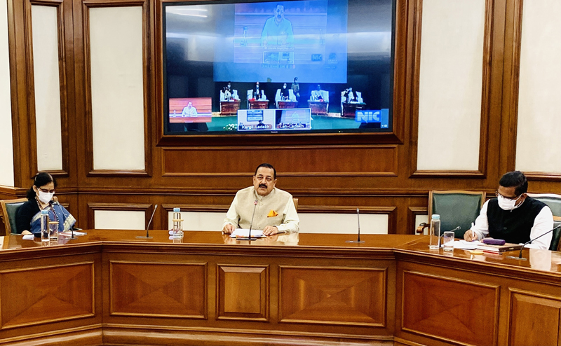 Union Minister Dr Jitendra Singh speaking after inaugurating 2-day Workshop on Capacity Building for Ladakh officials at Leh on Thursday. Union Minister Dr Jitendra Singh speaking after inaugurating 2-day Workshop on Capacity Building for Ladakh officials at Leh on Thursday.