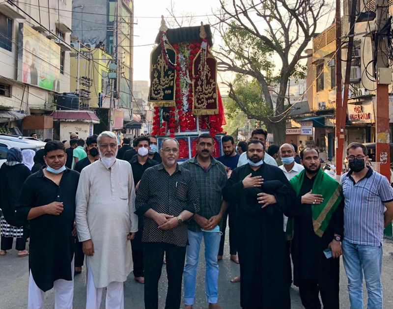 A procession being taken out in Jammu by Anjuman-e-Imamia in connection with Chehlum of martyrs of Karbala on Tuesday. A procession being taken out in Jammu by Anjuman-e-Imamia in connection with Chehlum of martyrs of Karbala on Tuesday.