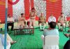 SSP Jammu Chandan Kohli addressing public representatives.