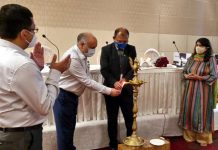 Regional Director RBI Jammu and DGAT inaugurating e-Kuber on Thursday.