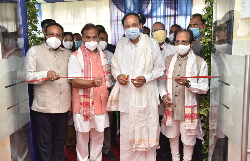 Vice President, M. Venkaiah Naidu inaugurating PET, MRI at Cancer Hospital Gauhati Medical College and Hospital in Guwahati on Sunday. (UNI) Vice President, M. Venkaiah Naidu inaugurating PET, MRI at Cancer Hospital Gauhati Medical College and Hospital in Guwahati on Sunday. (UNI)