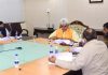 Lieutenant Governor Manoj Sinha chairs Administrative Council meeting at Srinagar on Friday.