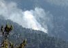 A portion of Bhatta Durrian forests in Mendhar in flames. —Excelsior/Rahi Kapoor