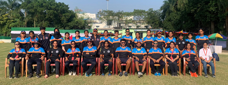 Victorious J&K Women Cricket team posing along with support staff at 22 Yard, Salt Lake in Kolkata on Friday. Victorious J&K Women Cricket team posing along with support staff at 22 Yard, Salt Lake in Kolkata on Friday.