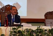 Justice S. Ravindra Bhat during 4th Round Table Conference on ‘Implementation of Juvenile Justice System’ in Srinagar on Saturday.
