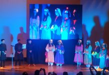 Artists performing during a musical evening at Jammu on Sunday. -Excelsior/Rakesh