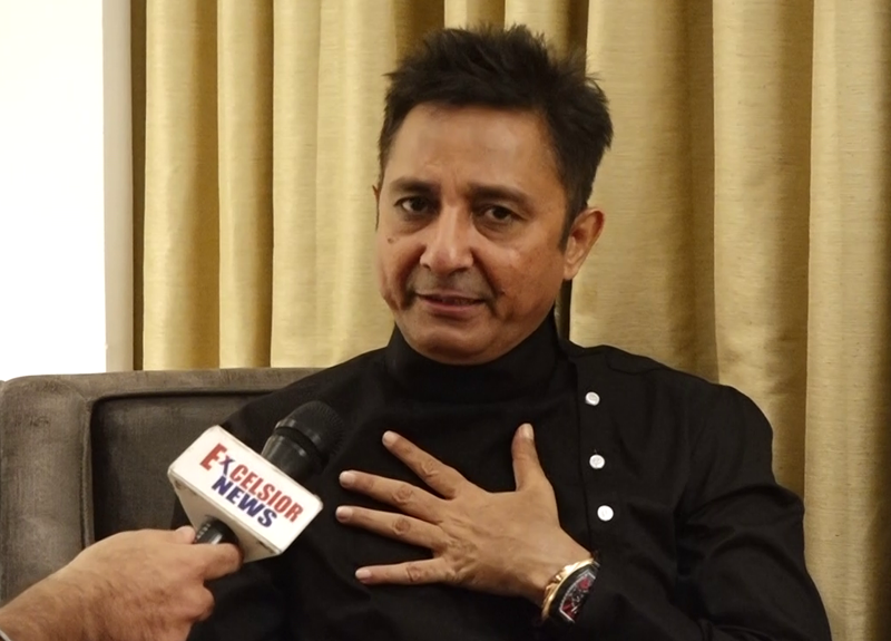 Sukhwinder Singh talking to the Excelsior News at Jammu on Saturday.