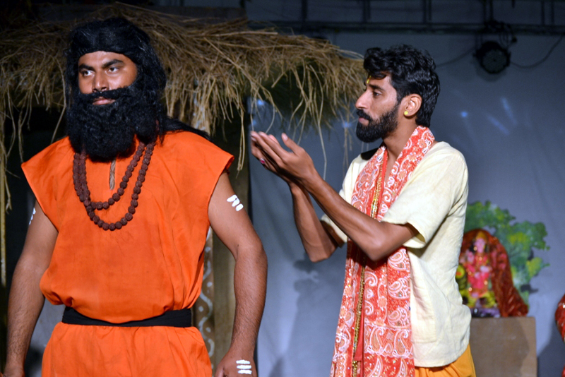 A still from Natrang's mega theatrical show ‘Mata Ki Kahani’. A still from Natrang's mega theatrical show ‘Mata Ki Kahani’.