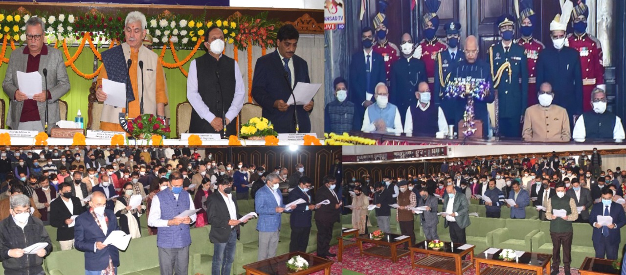 Lt Governor Manoj Sinha during Constitution Day programme at Civil Secretariat (1)