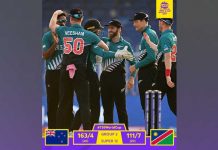 T20 WC: New Zealand beats Namibia by 52 runs to move closer to semis