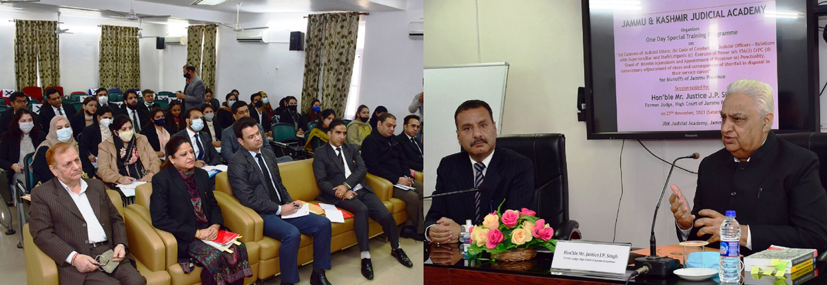 Dignitaries and participants during special training prog at Jammu. Dignitaries and participants during special training prog at Jammu.
