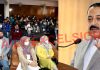 Union Minister Dr Jitendra Singh addressing an interactive meet of Agricultural Start-Ups and farmers, organized jointly by CSIR and SKUAST at Srinagar on Friday. —Excelsior/ Shakeel