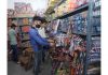 People buy crackers ahead of Diwali festival in Jammu. -Excelsior/Rakesh