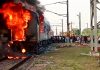 Two AC coaches of Jammu Tawi-Durg Express caught fire while moving towards Jhansi. (UNI)