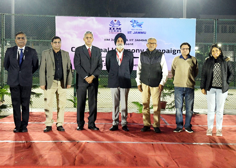 Guests at National Communal Harmony Week at IIM Jammu. Guests at National Communal Harmony Week at IIM Jammu.