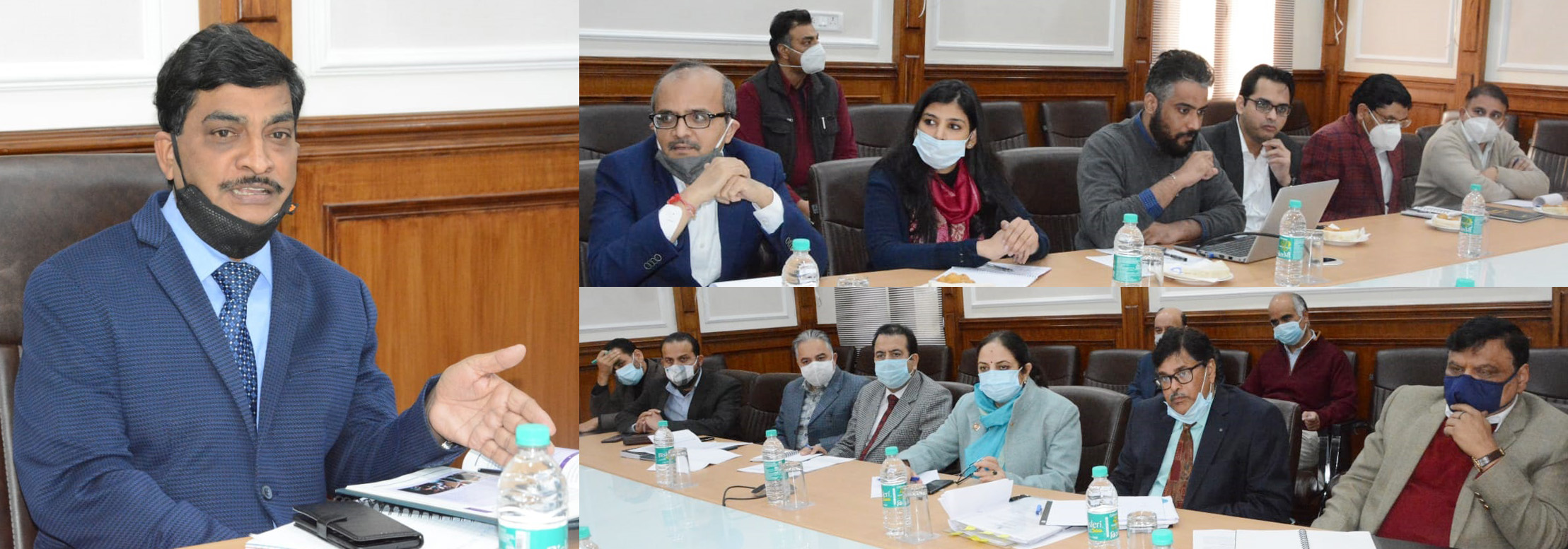 Chief Secretary, Dr. Arun Kumar Mehta chaired a meeting to take stock of arrangements for opening Atal Tinkering Laboratories-12