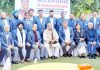 President Dr Narinder Dhruv Batra along with office bearers of JKOA during the meeting at Jammu on Tuesday.