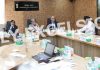 Delimitation Commission in a meeting with Associate Members in New Delhi on Monday.