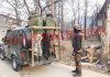Troops during encounter in Anantnag on Thursday. -Excelsior/Sajad Dar