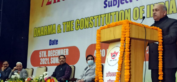 Chief Justice speaking during an event organised by Delhi based organization.
