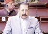 Union Minister Dr Jitendra Singh replying to the debate on CBI Bill moved by him in the Rajya Sabha, on Tuesday.