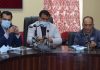 Mission Director NHM chairing a meeting at Doda.