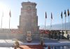 Fire and Fury Crops paying homage at the iconic Leh War Memorial on the occasion of Vijay Diwas on Thursday.