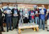 Dignitaries releasing book of Prem Nath Pardesi in a function at Jammu on Monday. -Excelsior/Rakesh