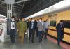 Divisional Commissioner during visit to Jammu Railway Station.