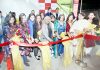 Managing Director Siddharth Bindra along with others inaugurating BIBA's first store at Apsra Road Jammu on Friday. -Excelsior/Rakesh