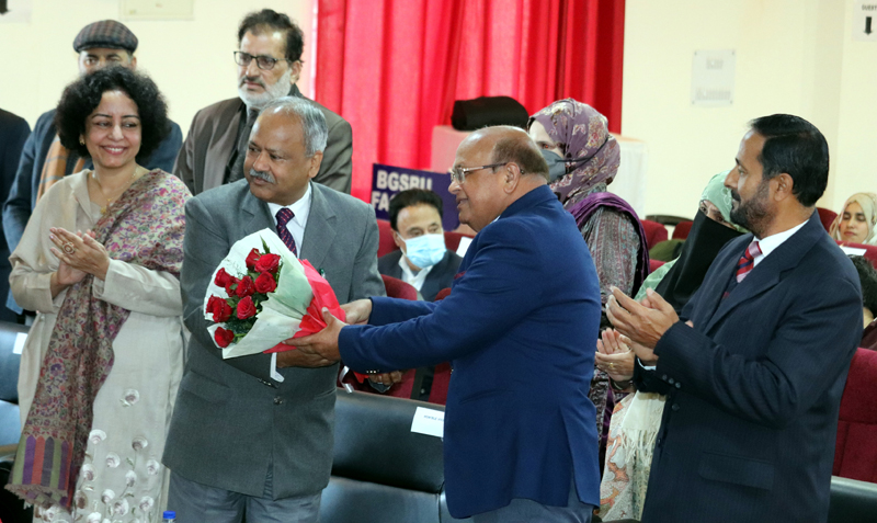 Dignitaries during Foundation Day celebration of BGSBU Rajouri. Dignitaries during Foundation Day celebration of BGSBU Rajouri.