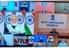 Prime Minister Narendra Modi during virtual interaction with DMs on Saturday.
