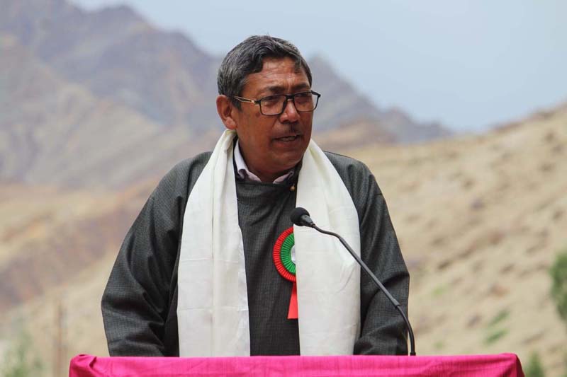 Former Executive Councillor Phunchok Stanzin